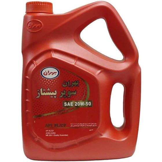 روغن موتور سوپر پیشتاز ۲۰W۵۰ چهار لیتری
